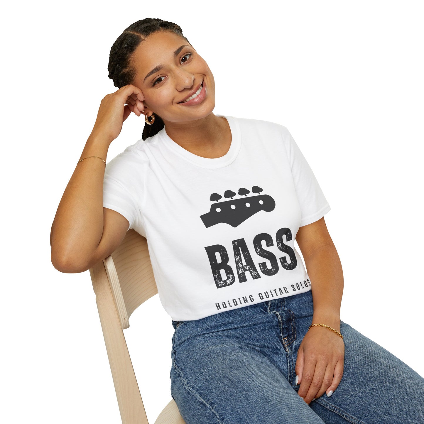 Rock T-Shirt - Bass holding solos together
