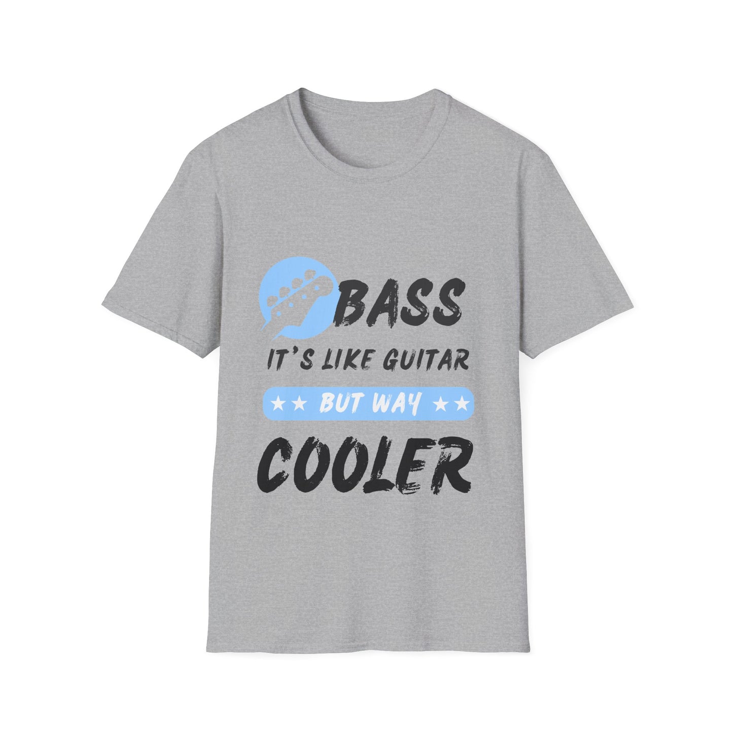 Music T-Shirt - Bass is Cooler than Guitar