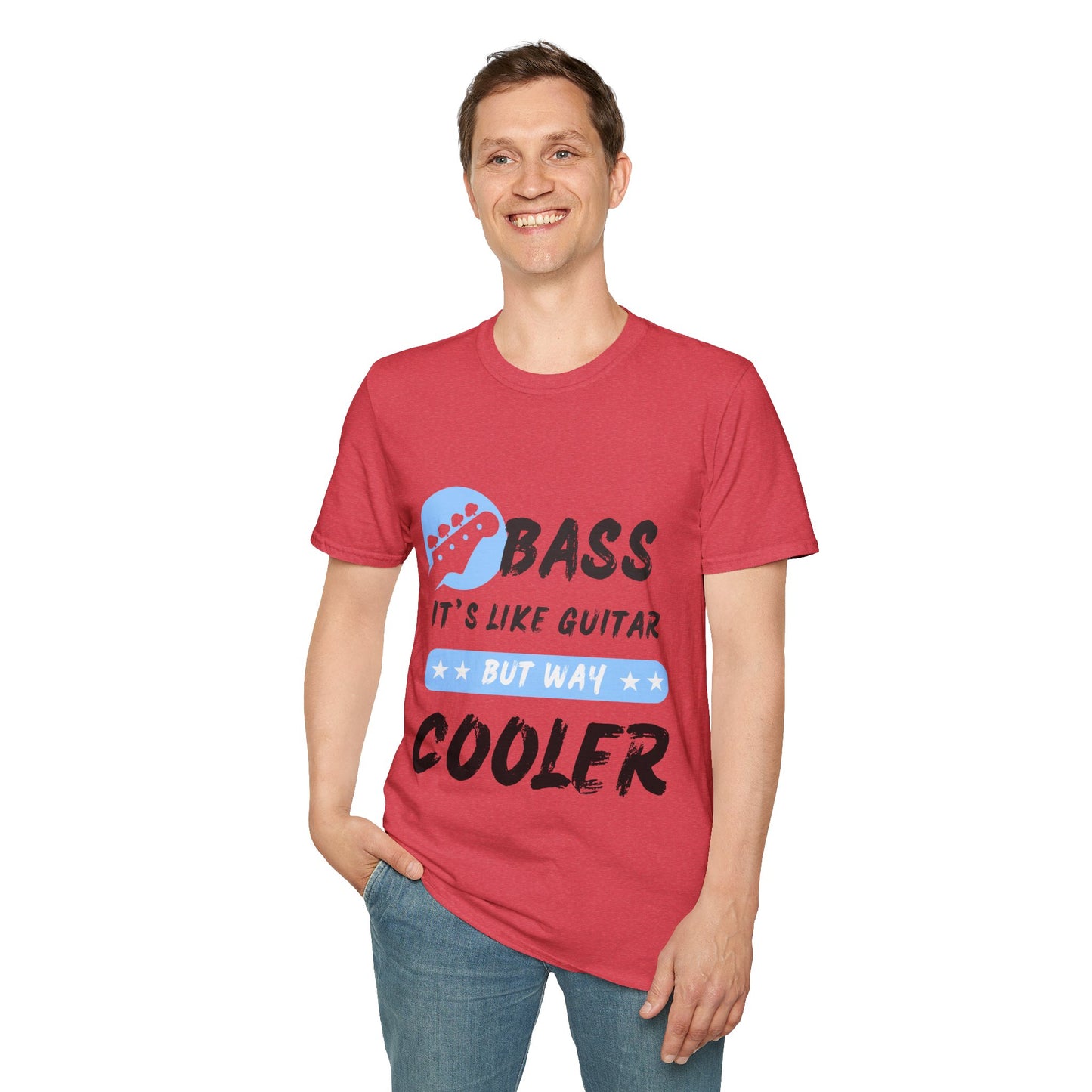 Music T-Shirt - Bass is Cooler than Guitar