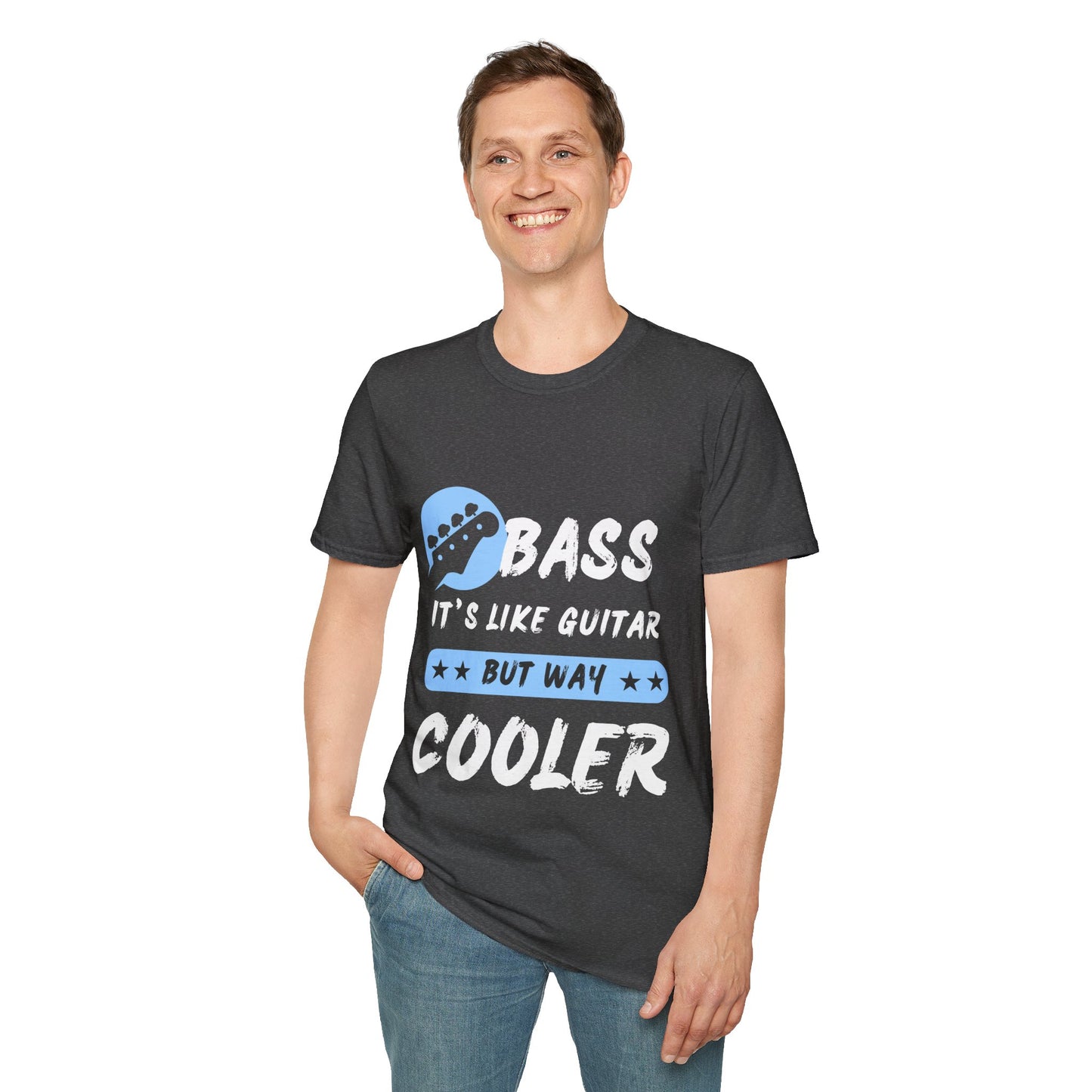 Music T-Shirt - Bass is Cooler than Guitar