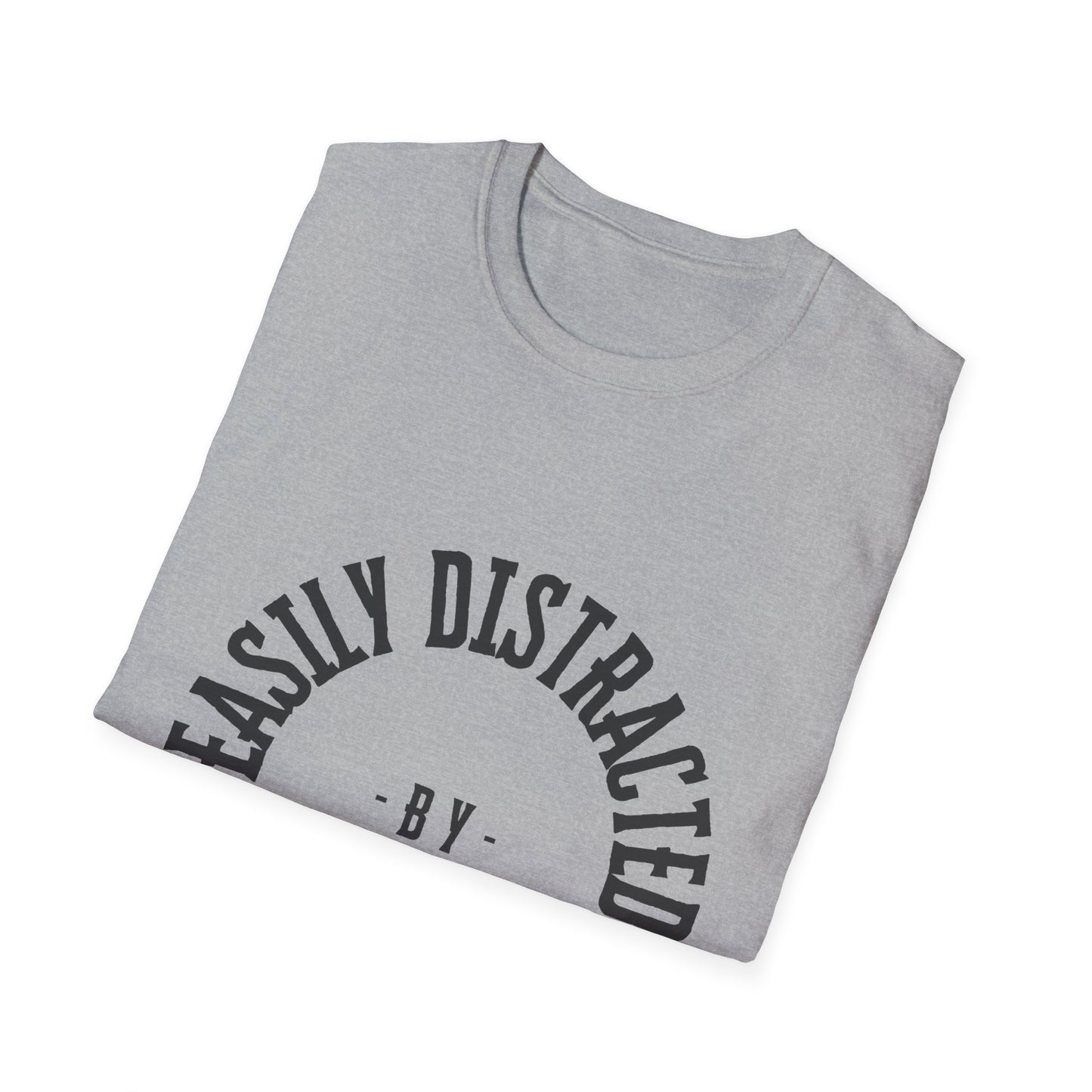 Rock T-Shirt - Easily Distracted by Bass