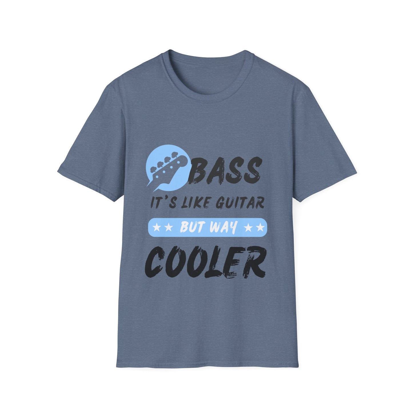 Music T-Shirt - Bass is Cooler than Guitar