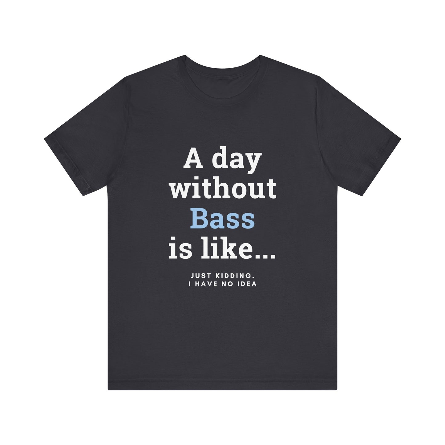 Music TShirt - A Day Without Bass