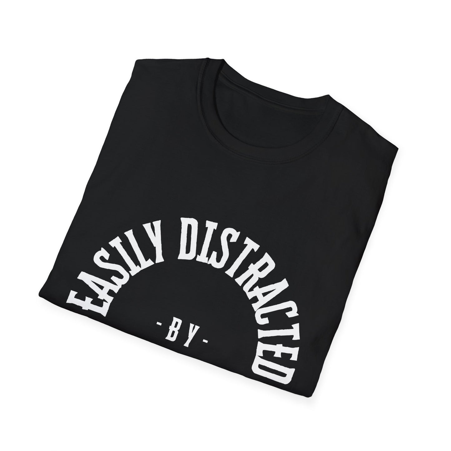 Rock T-Shirt - Easily Distracted by Bass