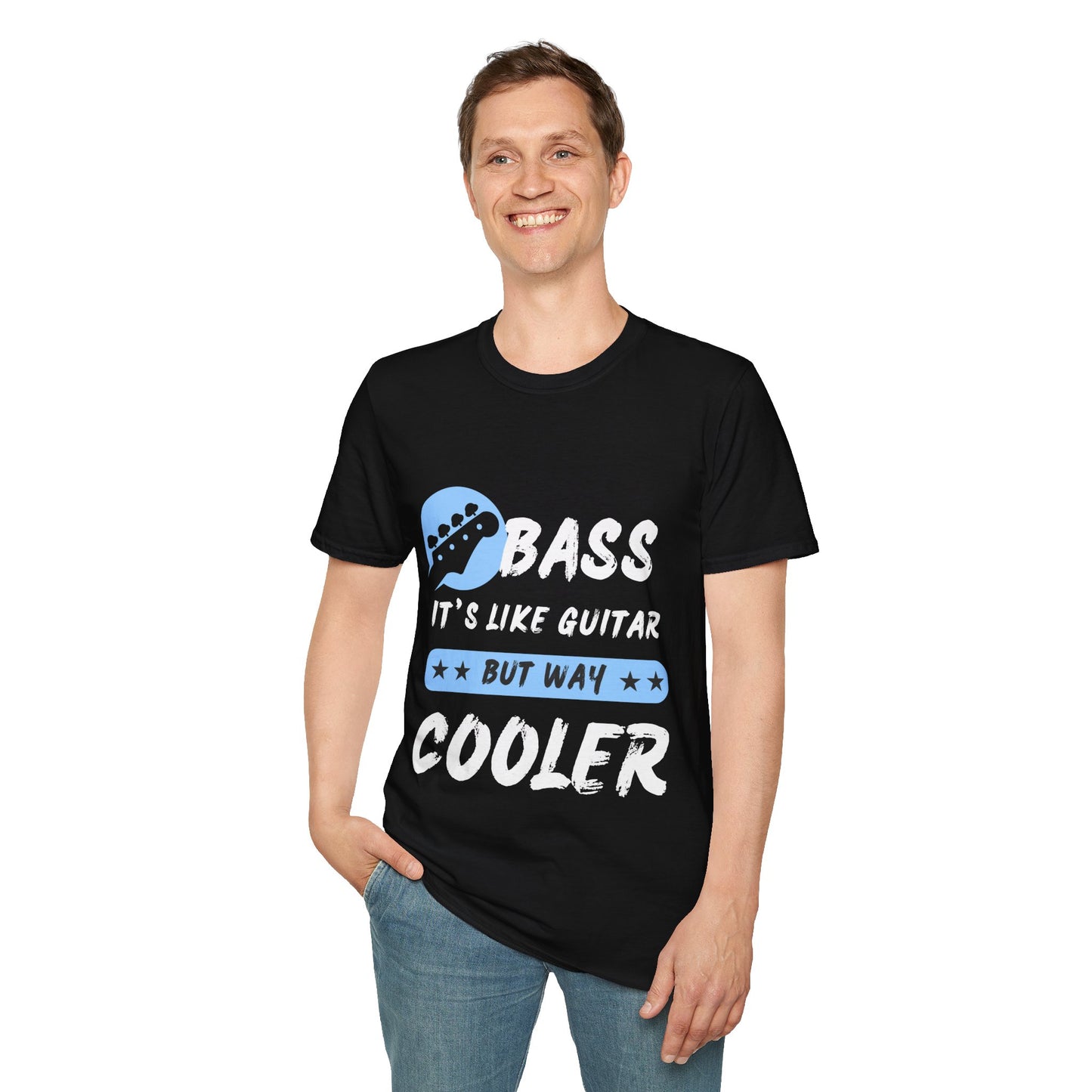 Music T-Shirt - Bass is Cooler than Guitar
