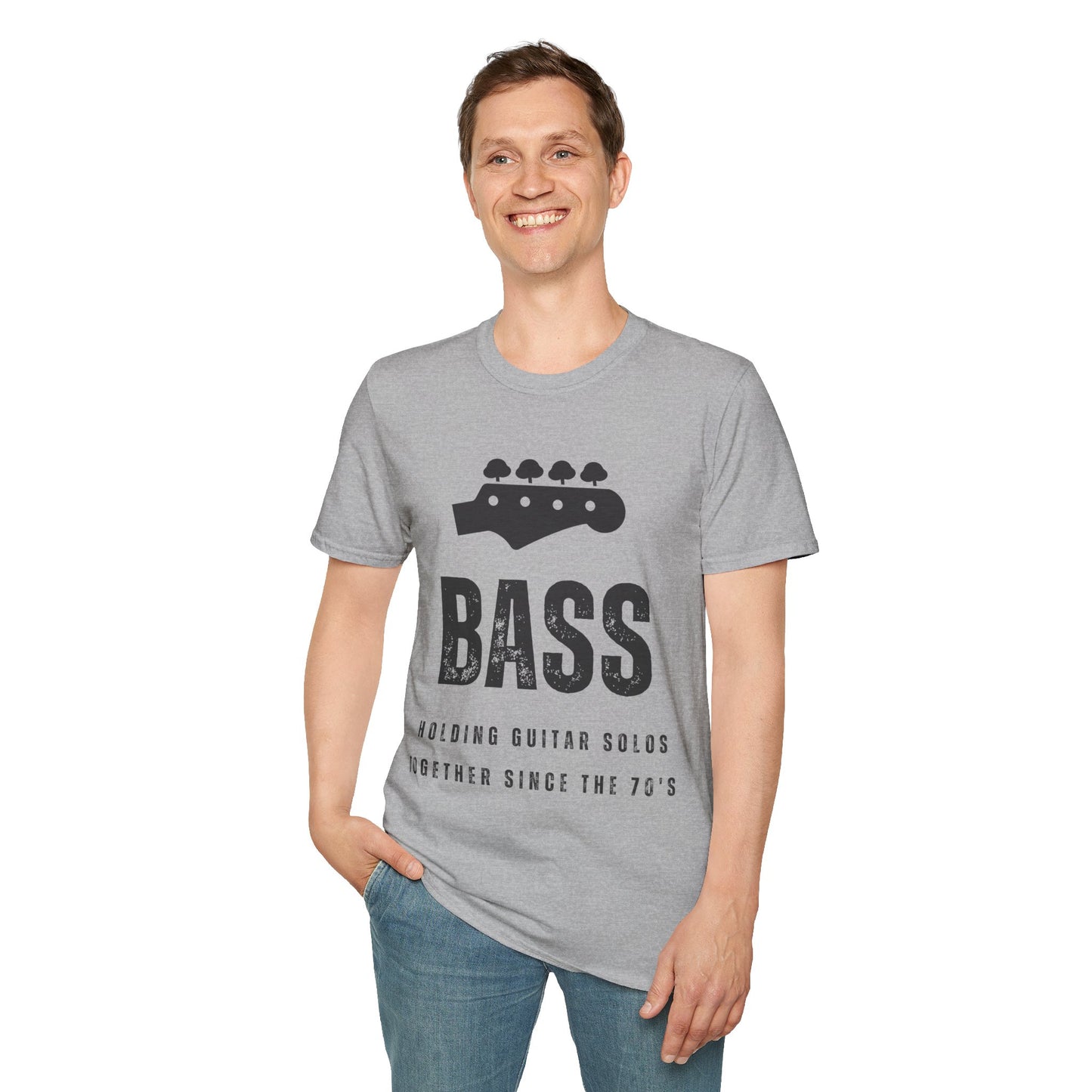 Rock T-Shirt - Bass holding solos together