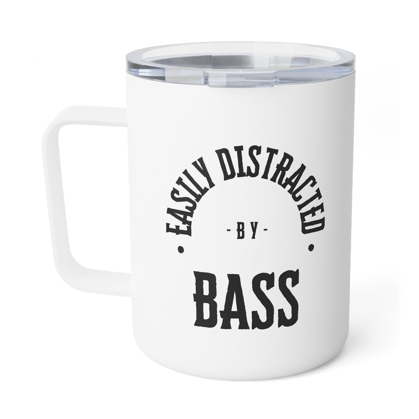 Coffee Mug - Distracted by Bass 10oz Insulated