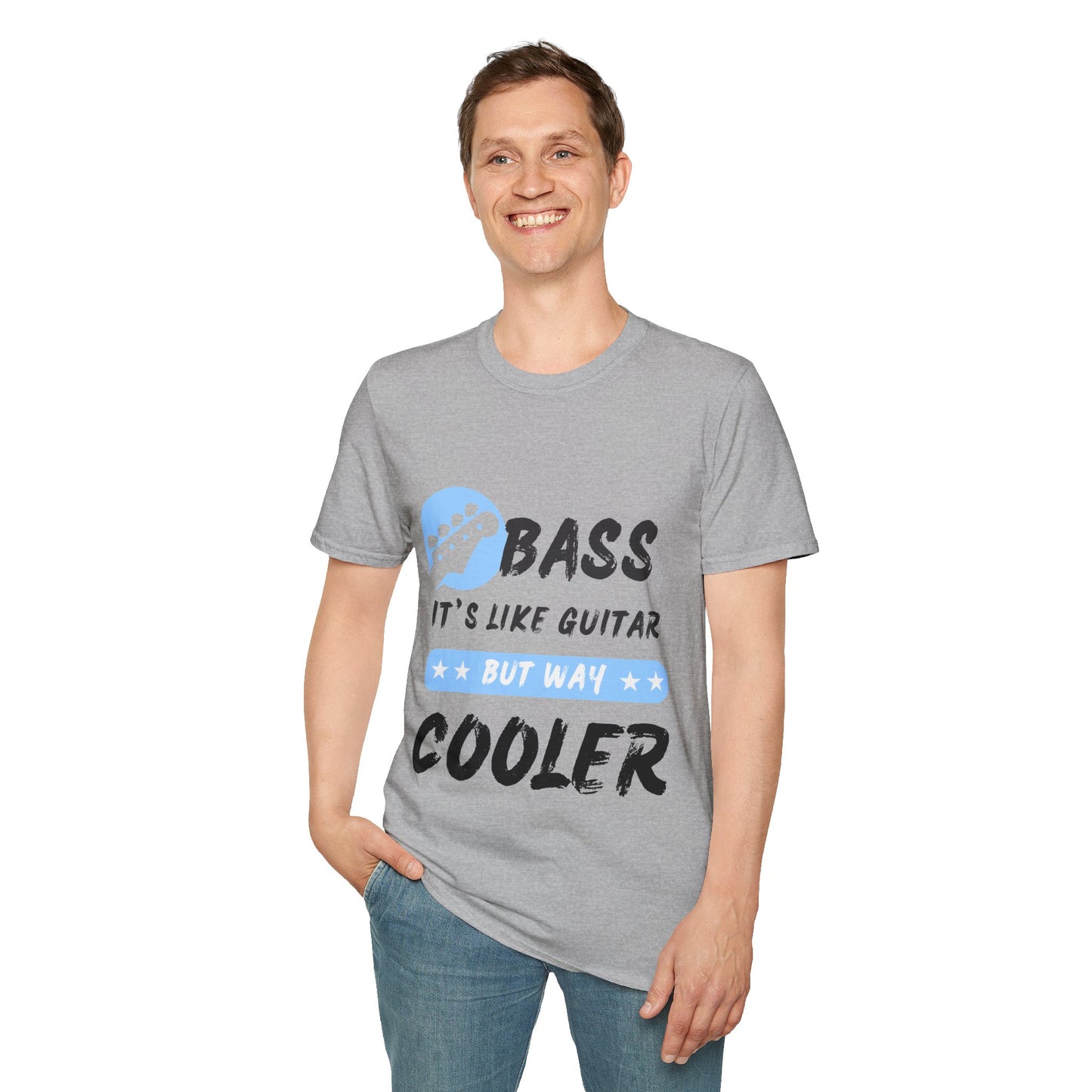Music T-Shirt - Bass is Cooler than Guitar