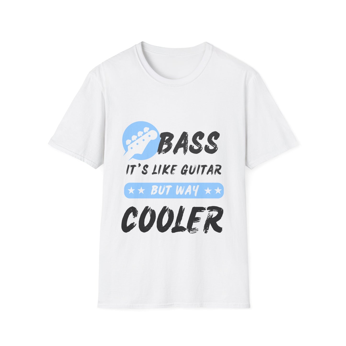 Music T-Shirt - Bass is Cooler than Guitar