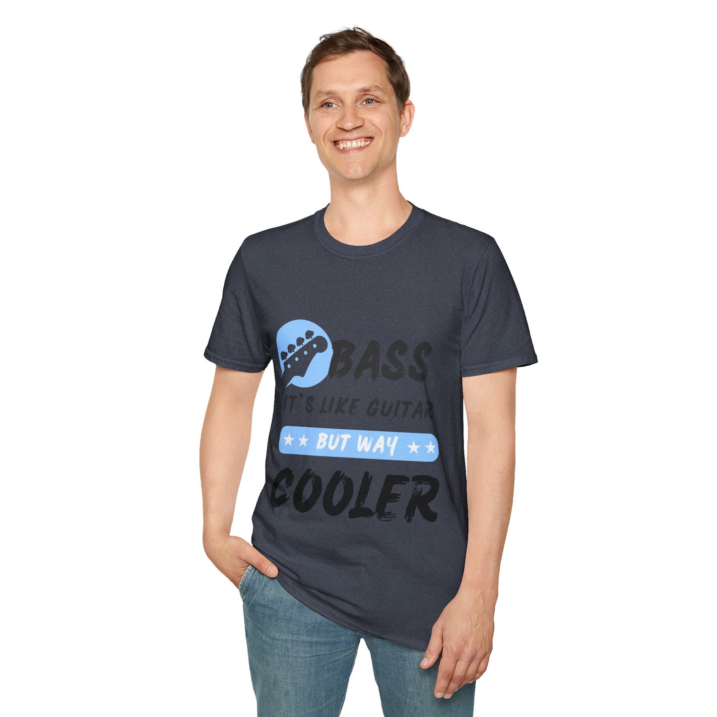 Music T-Shirt - Bass is Cooler than Guitar