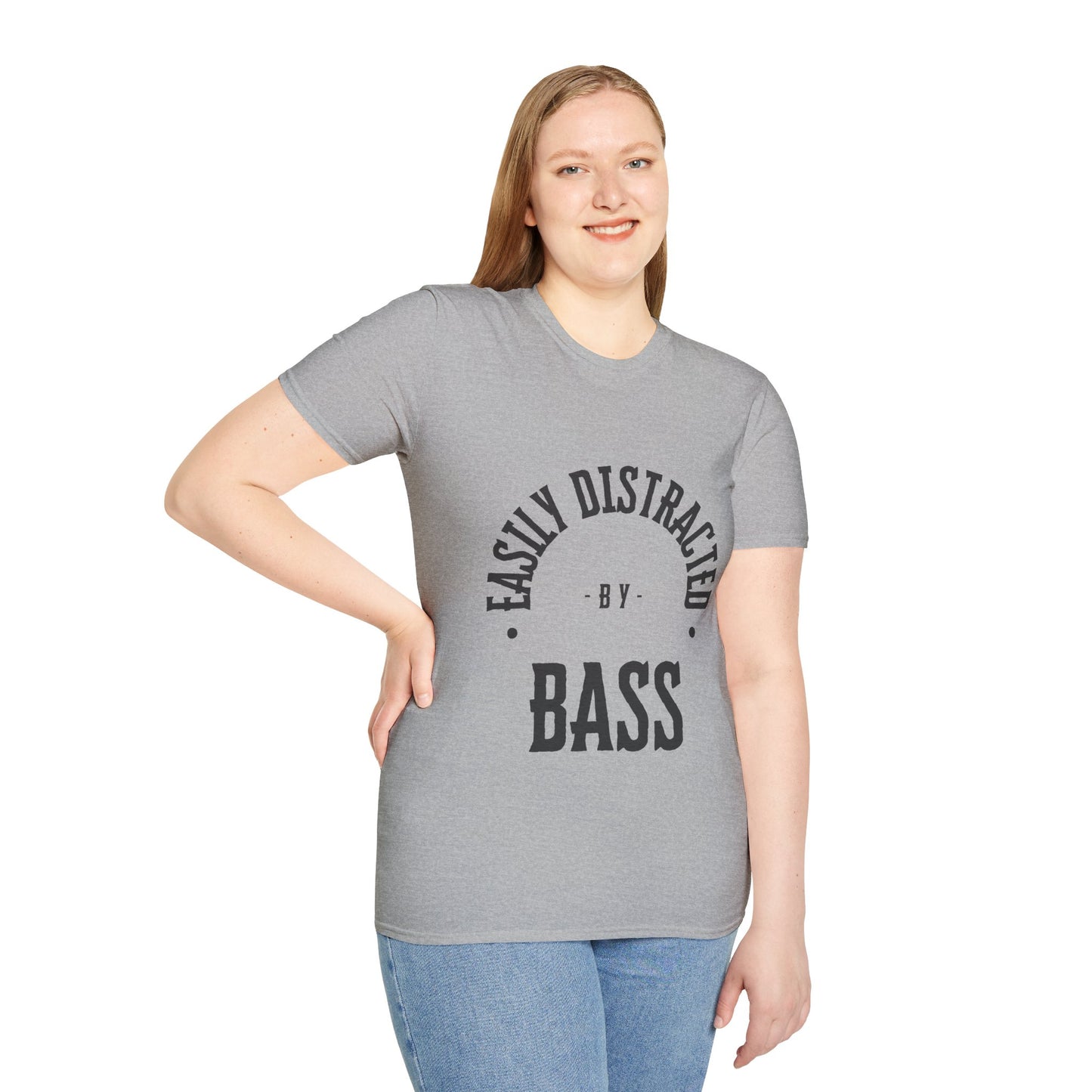 Rock T-Shirt - Easily Distracted by Bass