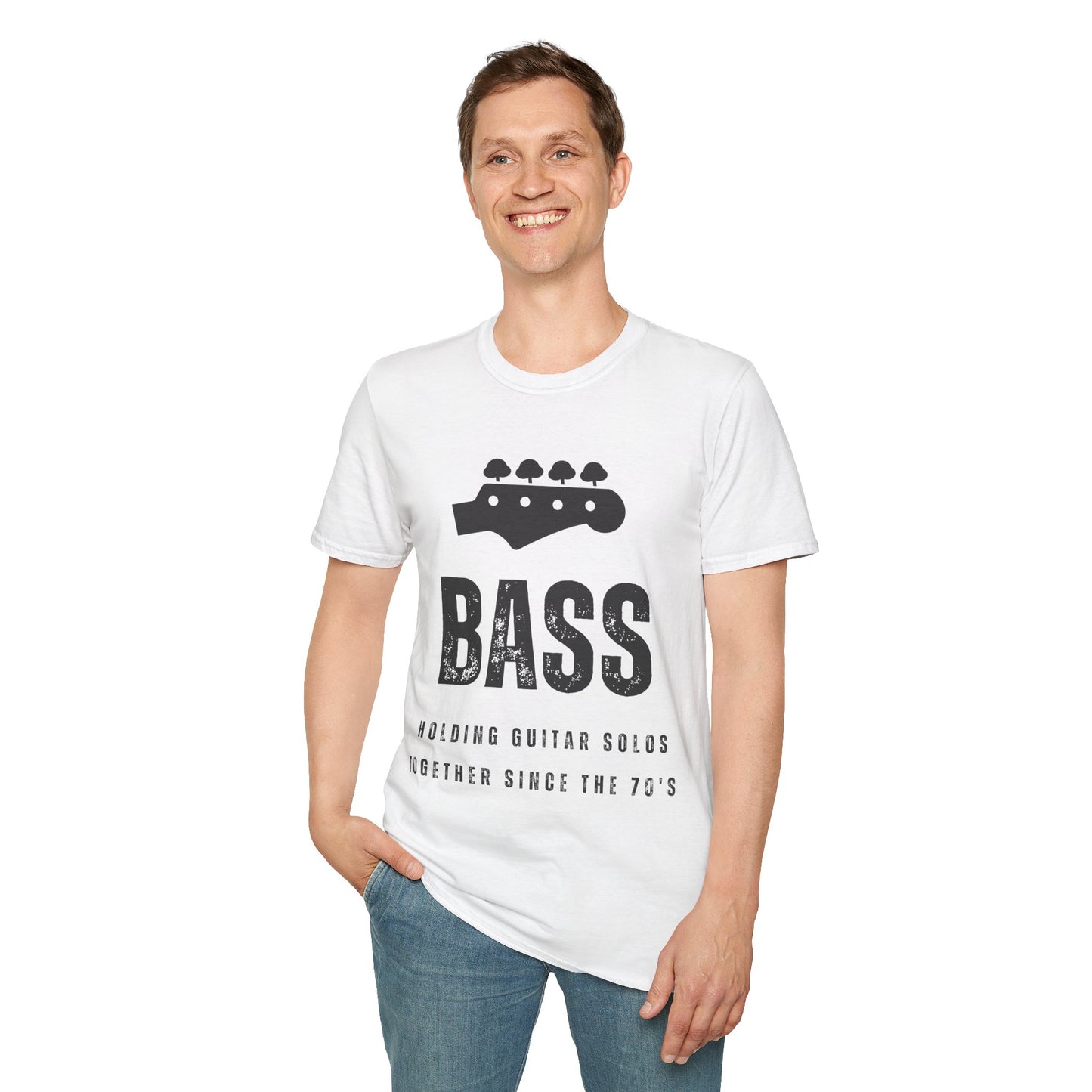 Rock T-Shirt - Bass holding solos together