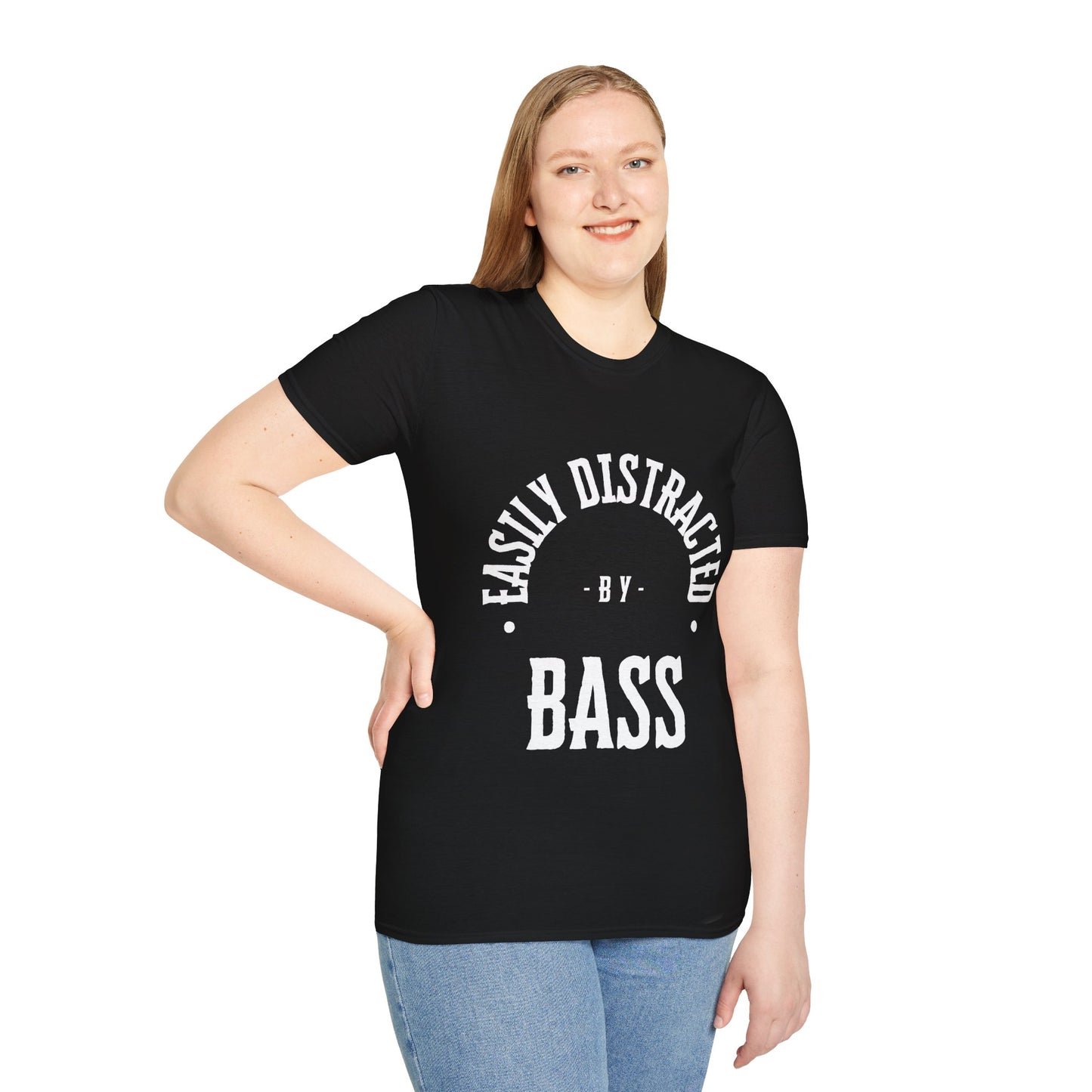 Rock T-Shirt - Easily Distracted by Bass
