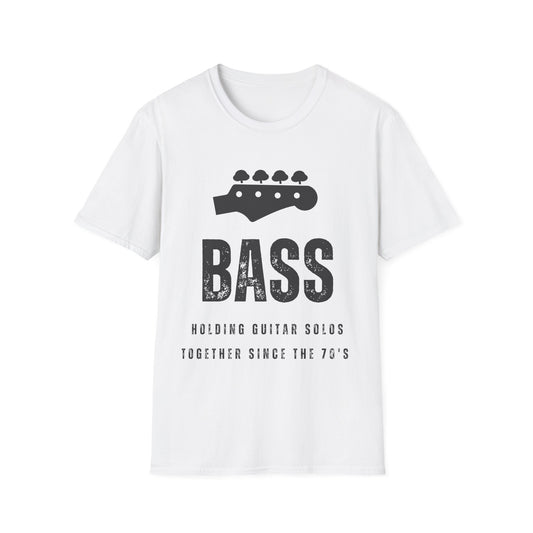 Rock T-Shirt - Bass holding solos together