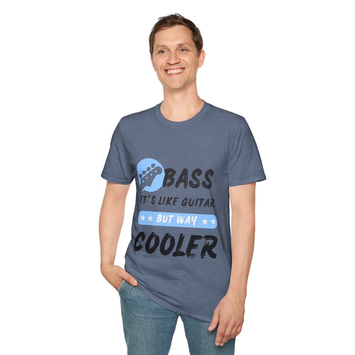 Music T-Shirt - Bass is Cooler than Guitar